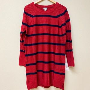 BNWT LuLaRoe Lauren Sweater Dress Stripe Sz M